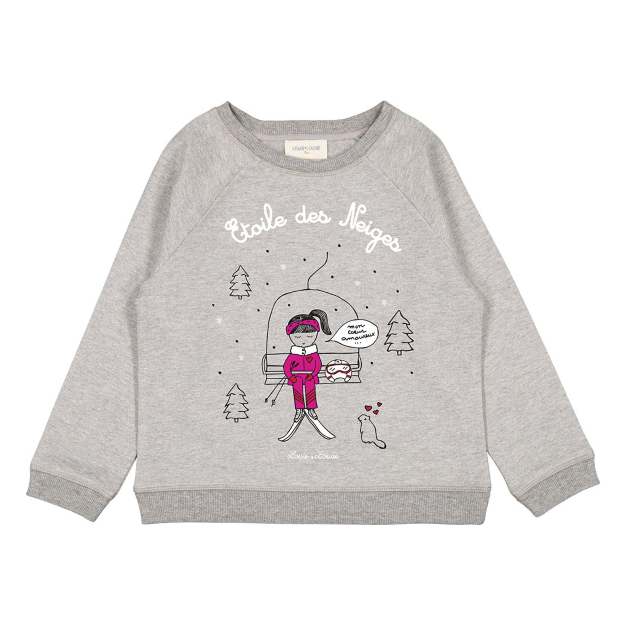 Louis Louise - Sweat Louisette James - Fille - Gris