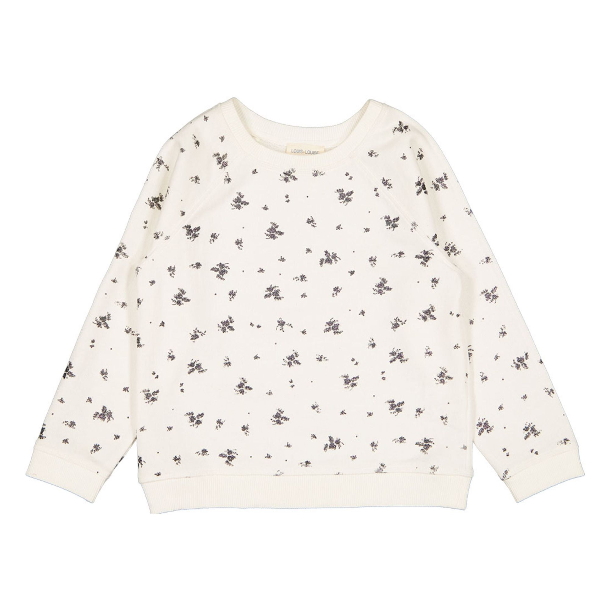 Louis Louise - Sweat Fleurs James - Fille - Ecru