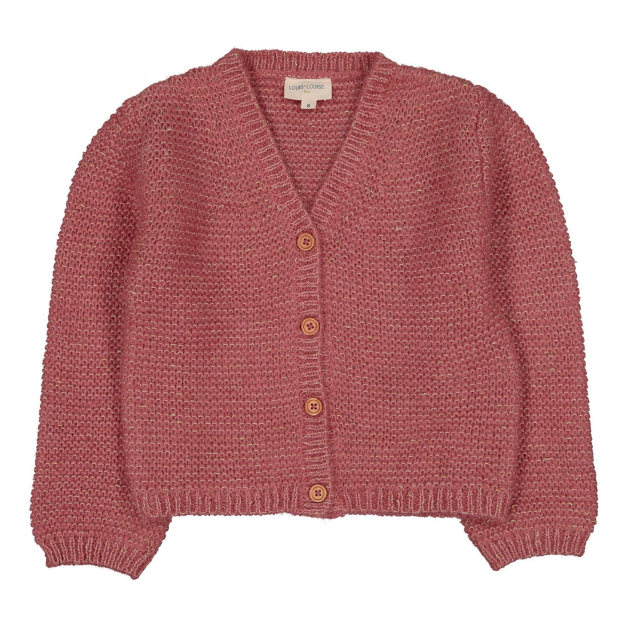 Louis Louise - Cardigan Mohair Lurex Janis - Fille - Rose