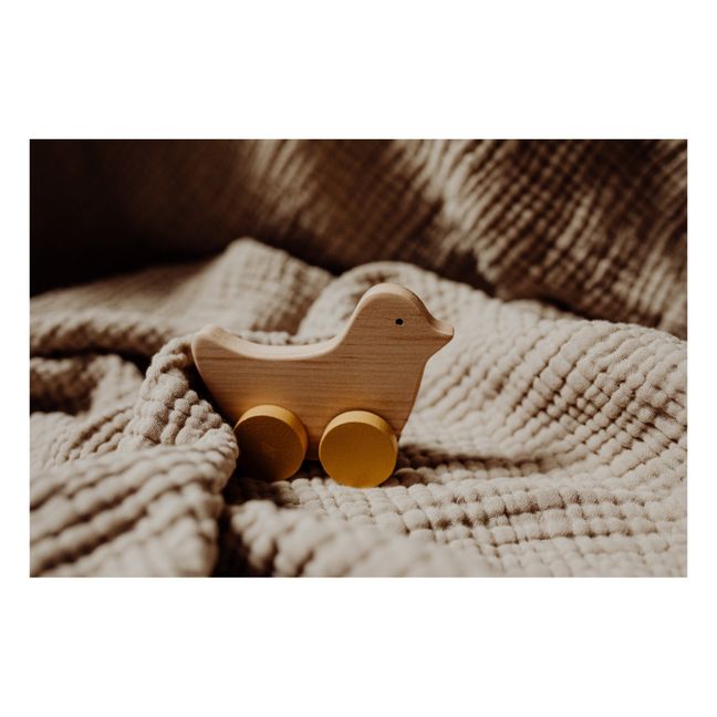 Horse and Bird Wooden Pushing Toys