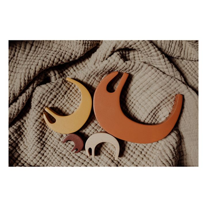 Stapelelefant aus Holz Terracotta- Produktbild Nr. 4