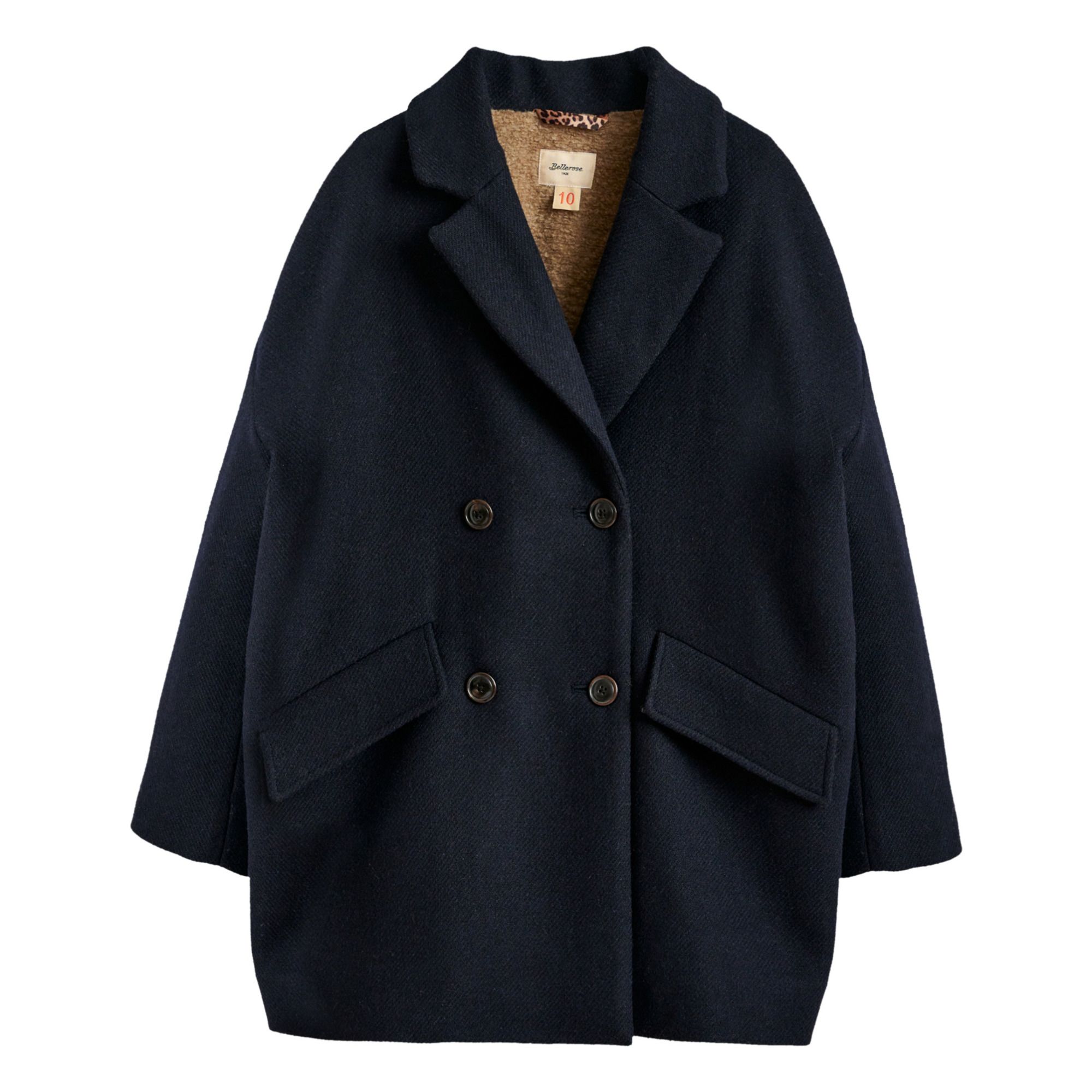 fur lined pea coat