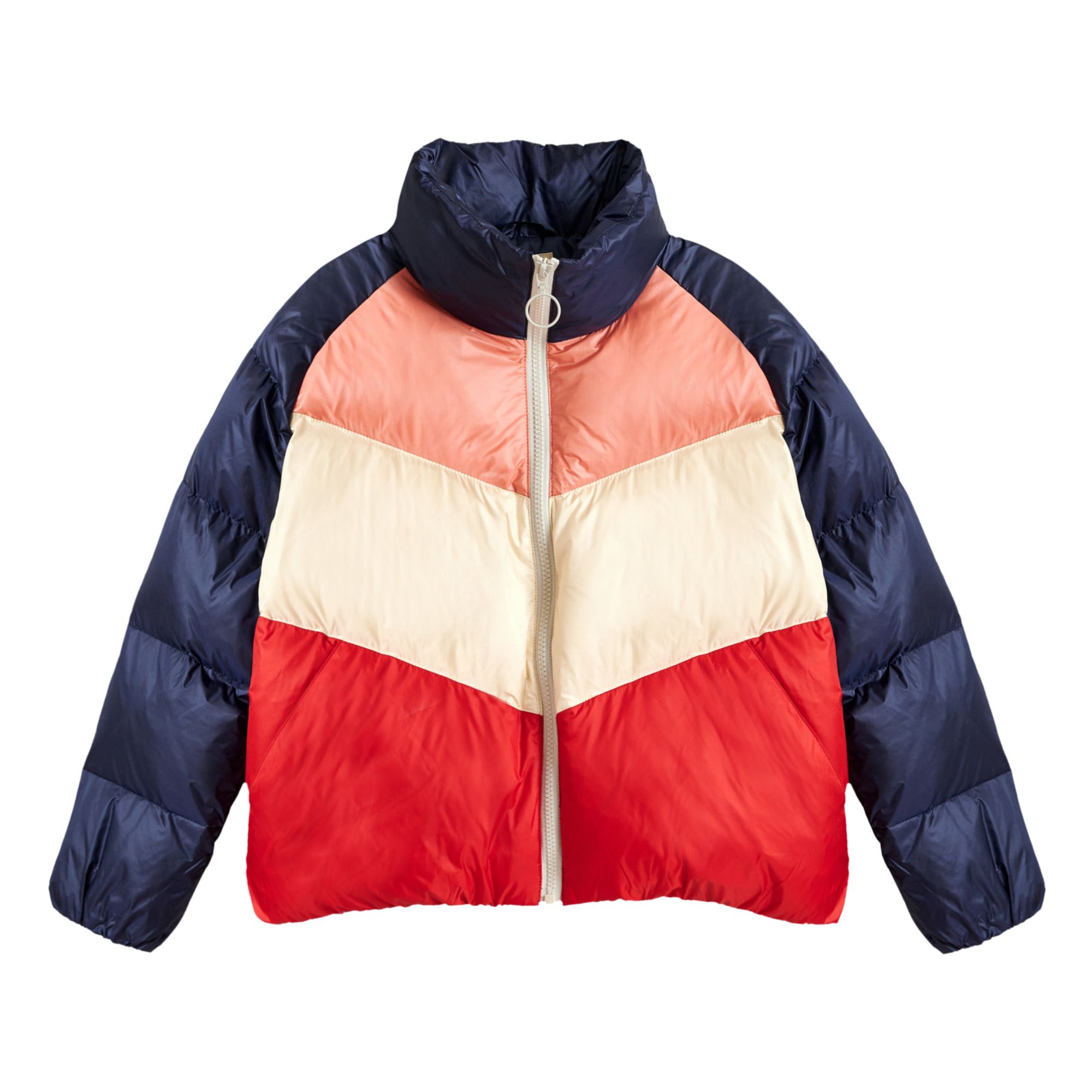 Hoover Colour Block Down Jacket Pink- Product image n°0