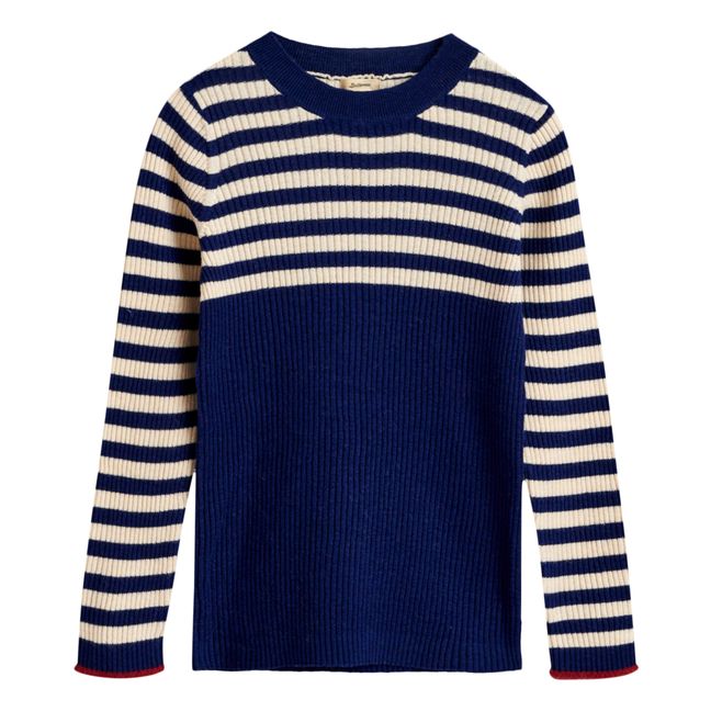 Goury Ribbed Jumper Navy blue
