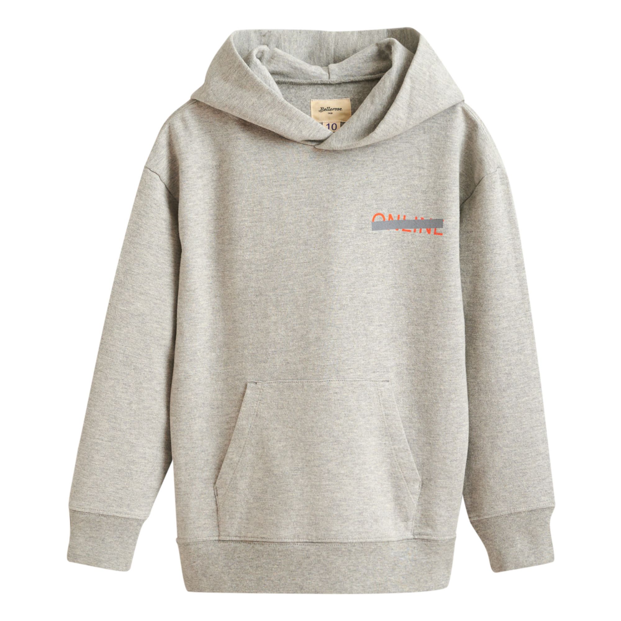 Bellerose - Hoodie Bincho - Garçon - Gris