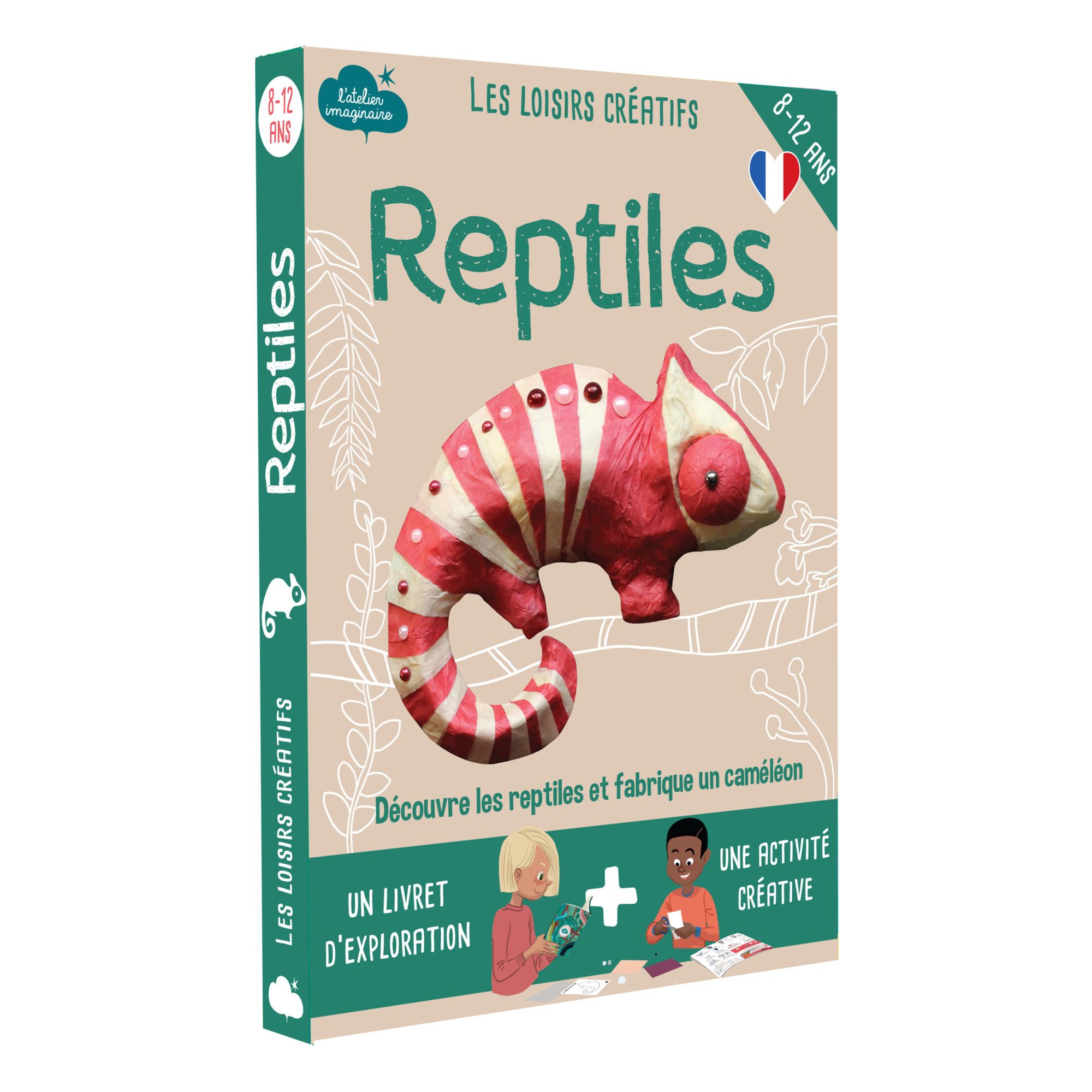L'atelier imaginaire - Kit Créatif Reptiles - Multicolore