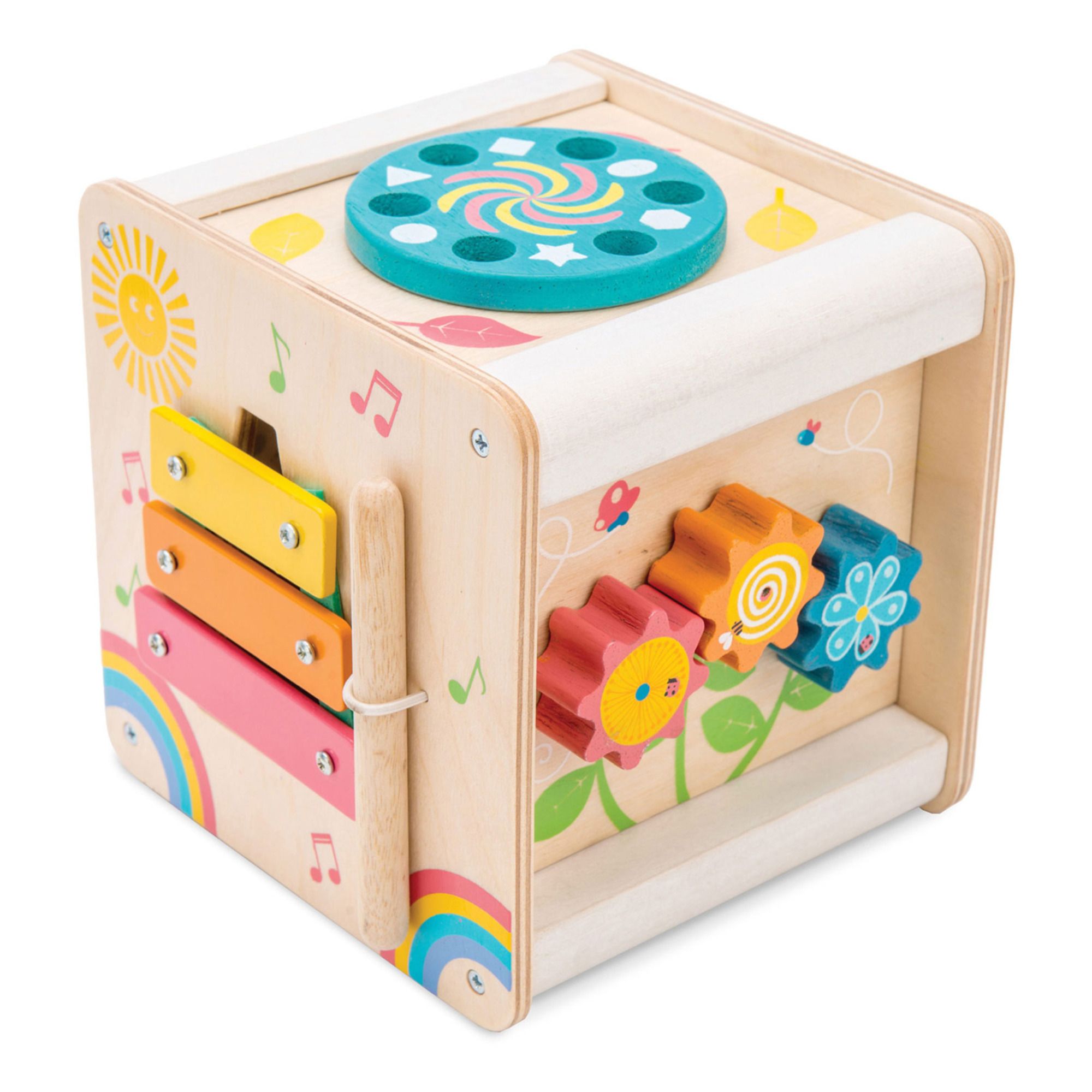 Le Toy Van - Petit cube d'activités - Multicolore