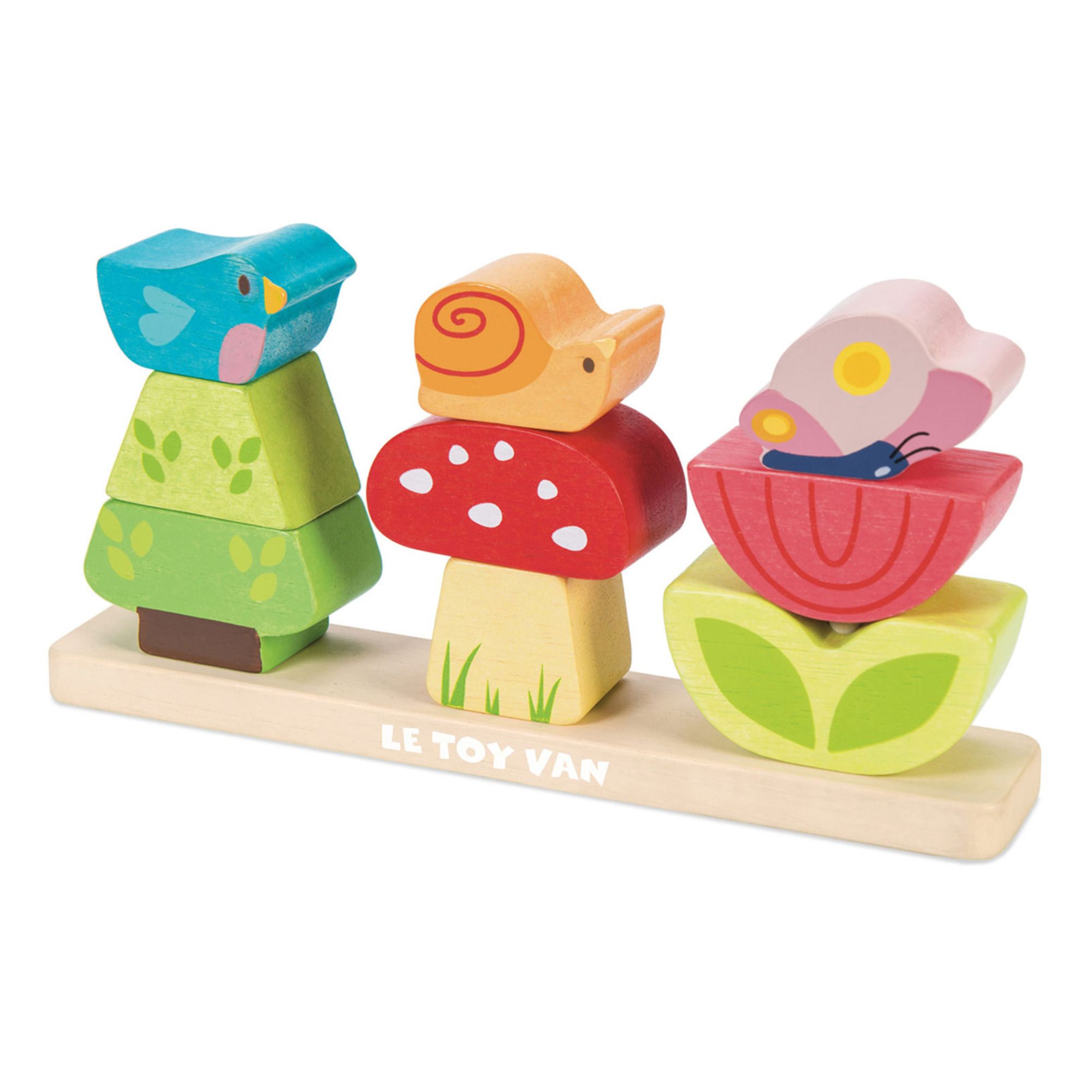 Le Toy Van - Mon petit jardin empilable - Multicolore