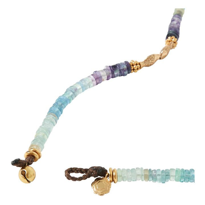 Ustica Fluorite Necklace  | Blue- Product image n°5