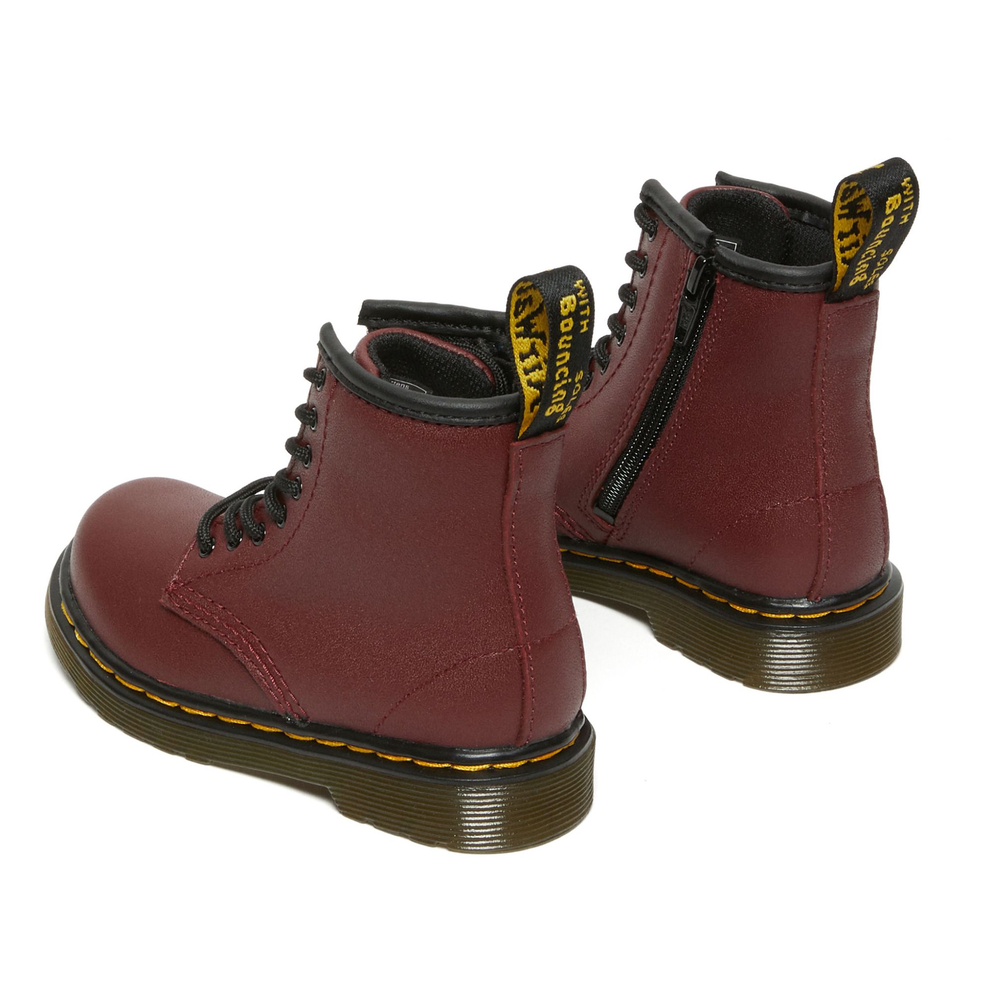 1460 Smooth Leather Lace-Up Boots Burgundy- Product image n°4