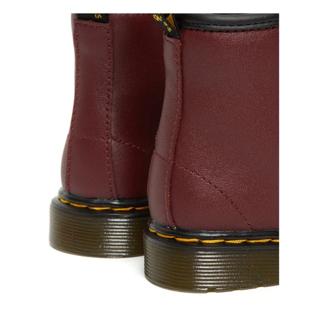 1460 Smooth Leather Lace-Up Boots Burgundy