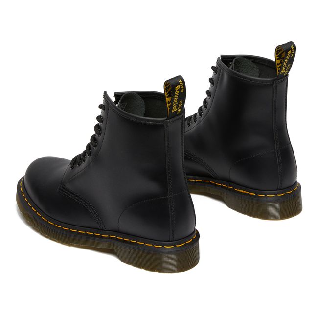 Boots à Lacets 1460 Cuir Lisse - Collection Femme - Noir