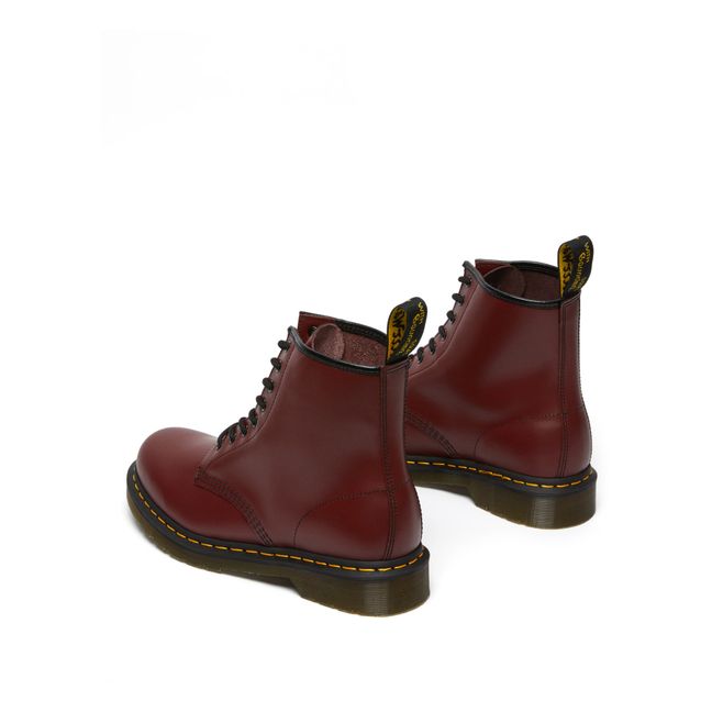 Boots à Lacets 1460 Cuir Lisse - Collection Femme  | Bordeaux