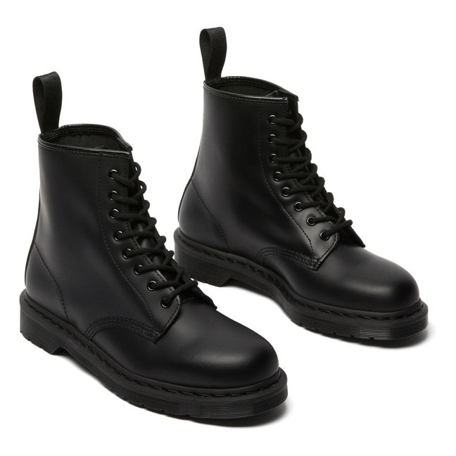 Boots à Lacets 1460 Cuir Lisse Mono - Collection Femme  | Noir