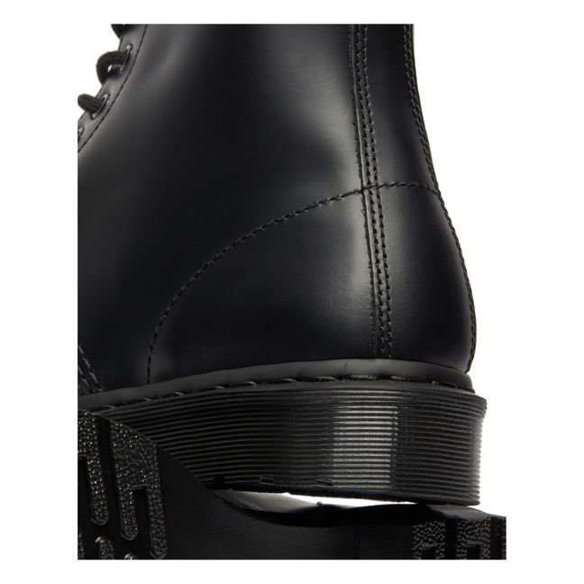 Boots à Lacets 1460 Cuir Lisse Mono - Collection Femme  | Noir