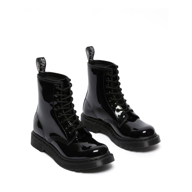 1460 Patent Leather Lace-Up Boots - Women’s Collection - Black