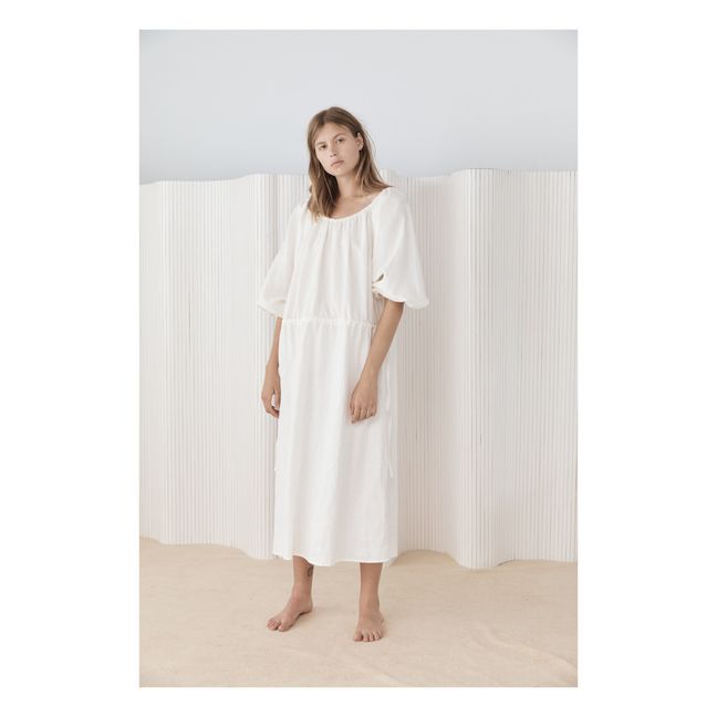 Vestito, modello: Sleep, in lino Bianco
