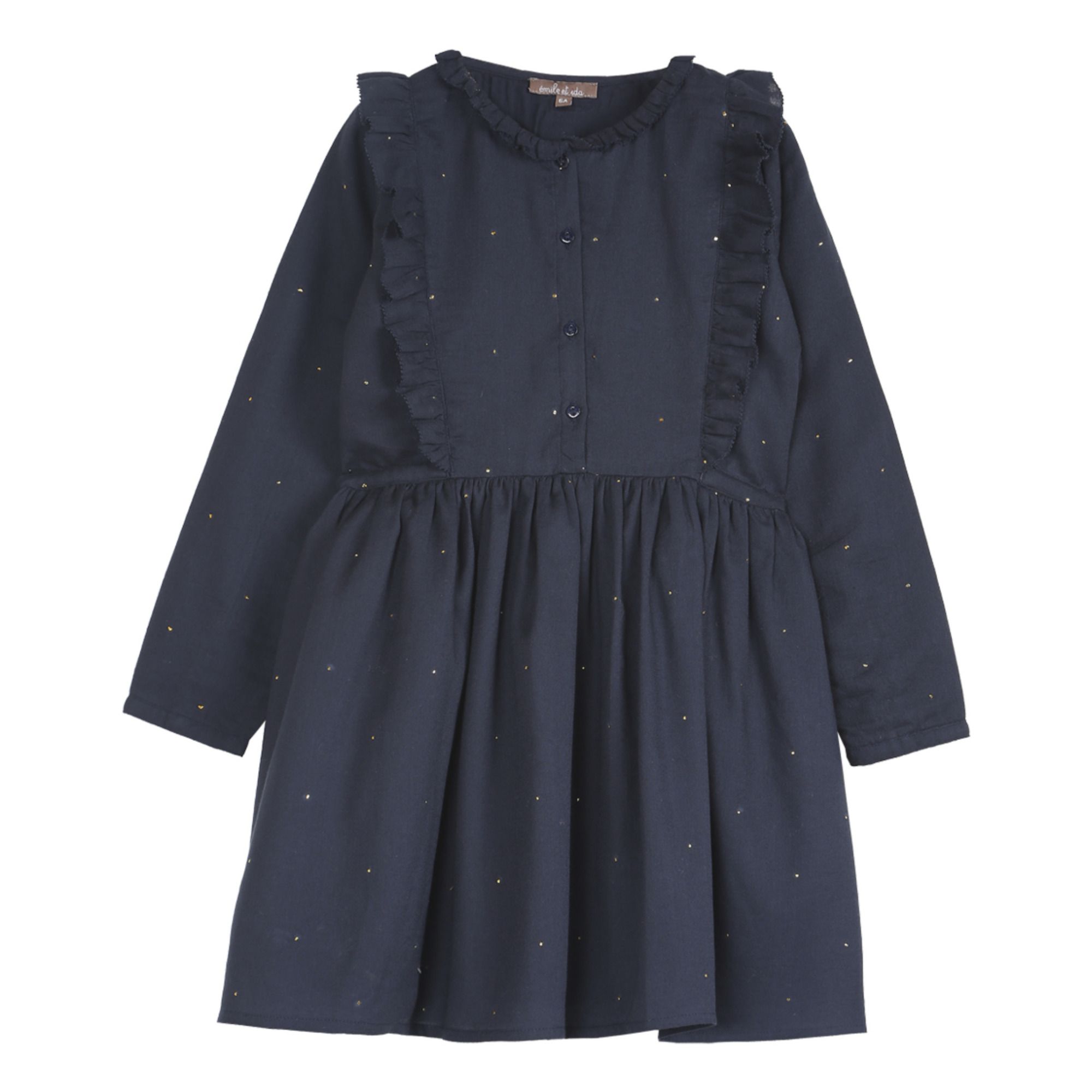 Emile et Ida - Robe Mukesh - Fille - Bleu marine