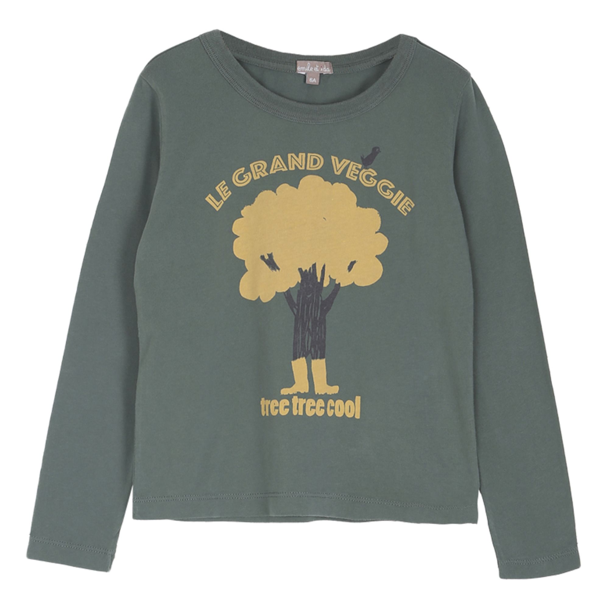 Emile et Ida - T-Shirt Tree Tree Cool - Garçon - Vert