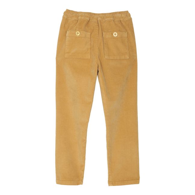 Pantalón de terciopelo Amarillo Mostaza