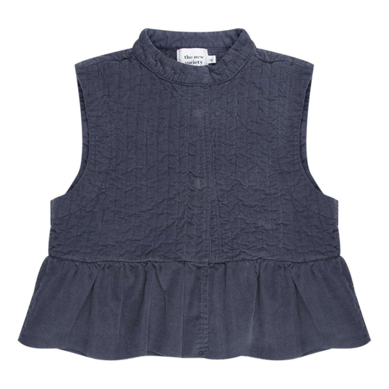 the new society - Veste Sans Manches Bambi Coton Bio - Fille - Gris