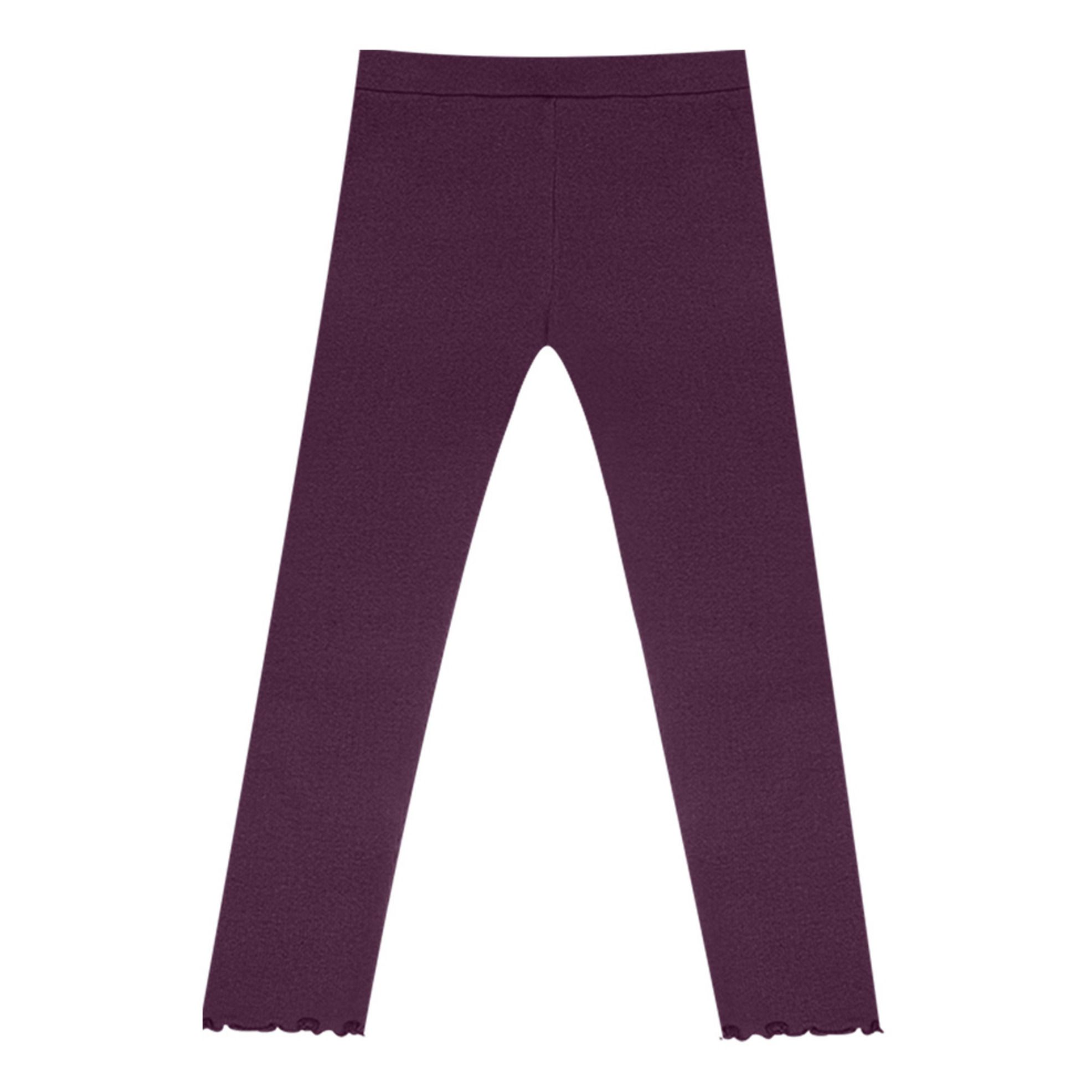 the new society - Legging Betsy Coton Bio - Fille - Prune