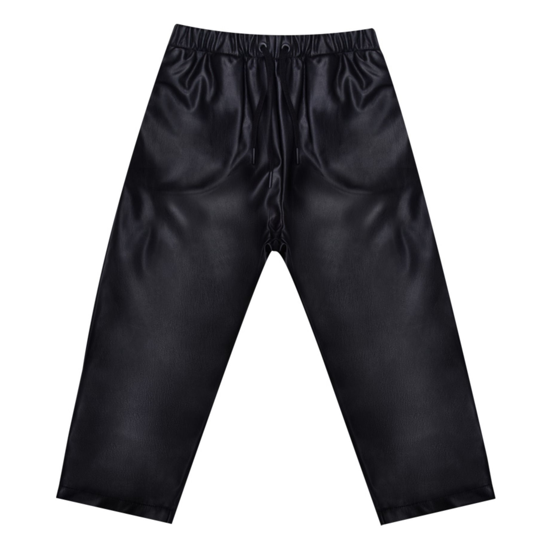 the new society - Pantalon Cuir RecyclÃ© - Fille - Noir