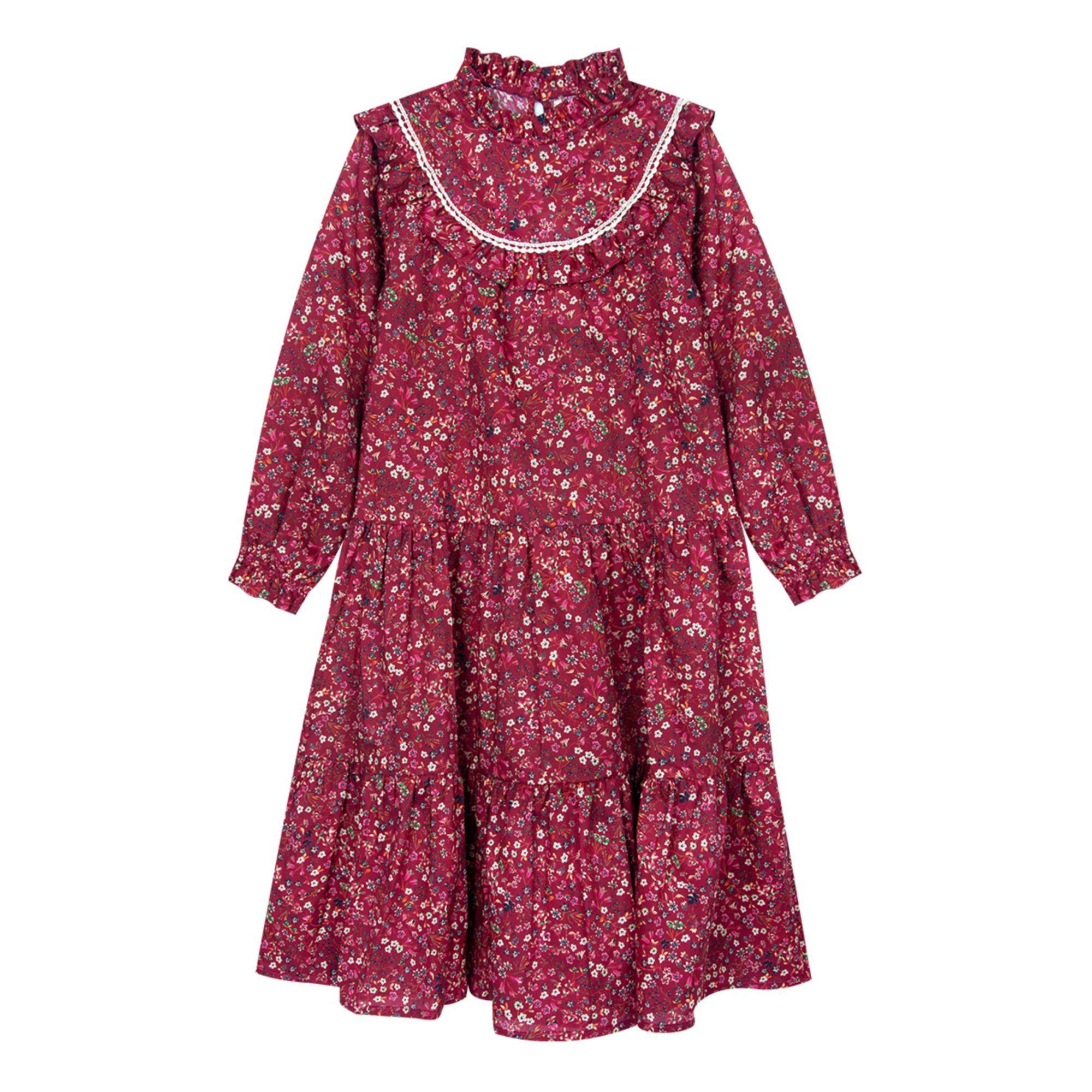 the new society - Robe Bernadette - Fille - Rouge