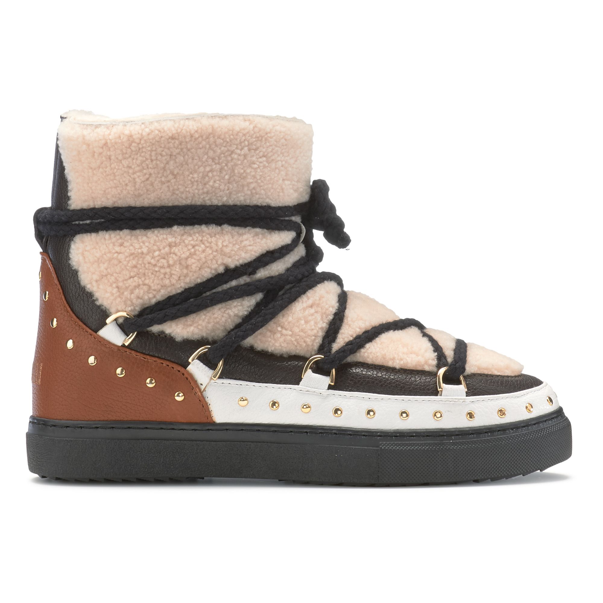 Inuikii - Sneaker Curly Rock - Collection Femme - - Crème