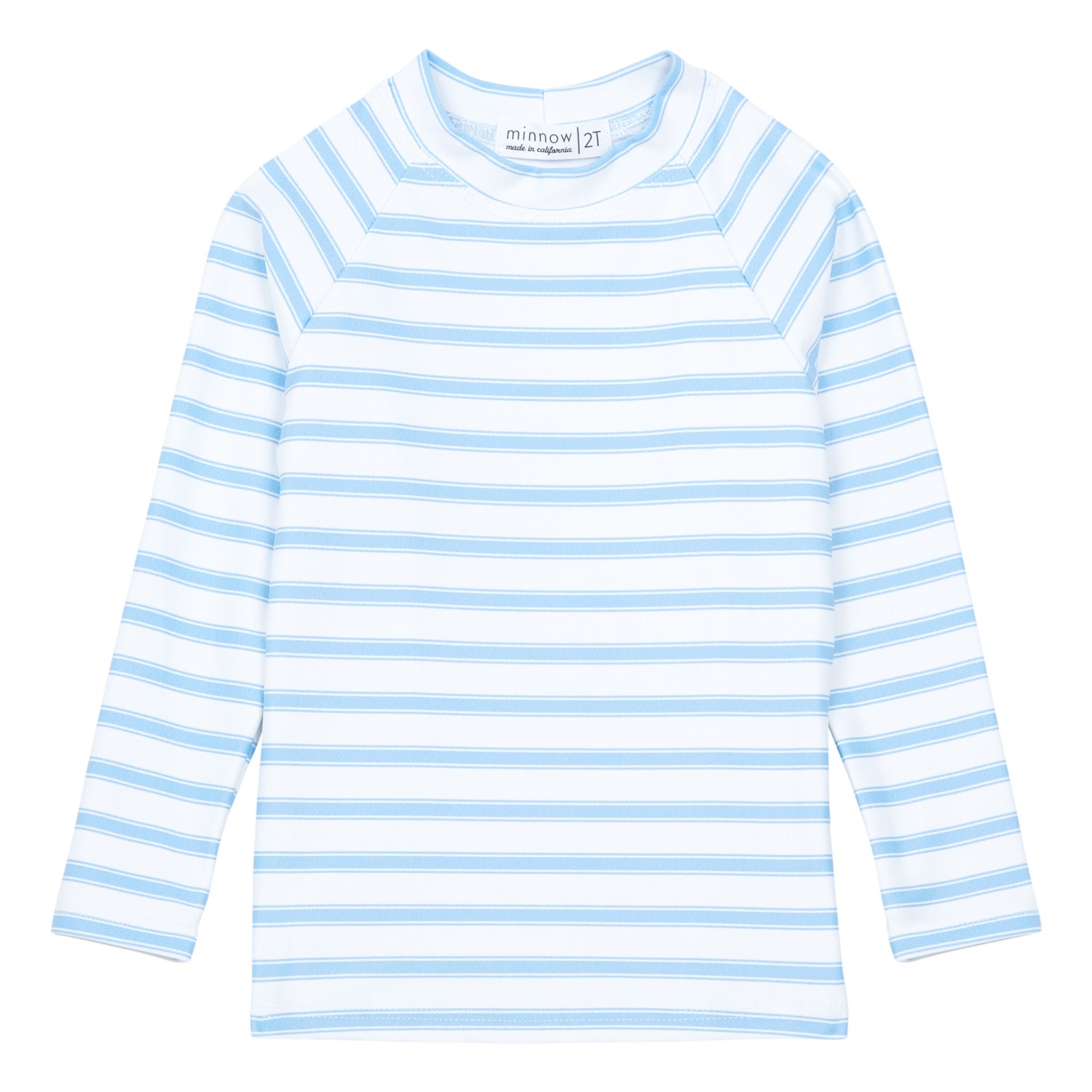 Minnow - T-Shirt Manches Longues Anti-UV Rayé - Fille - Bleu