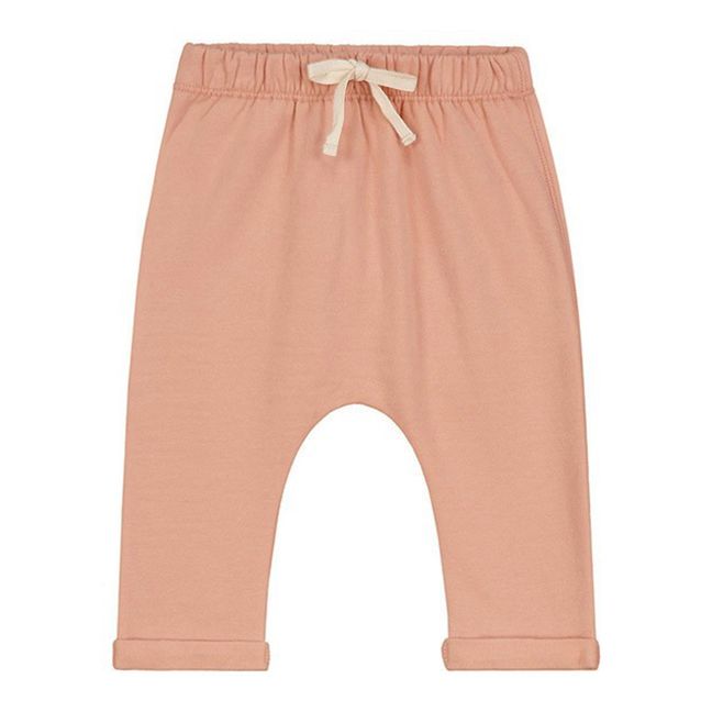 Pantalon Sarouel Coton Bio | Rose