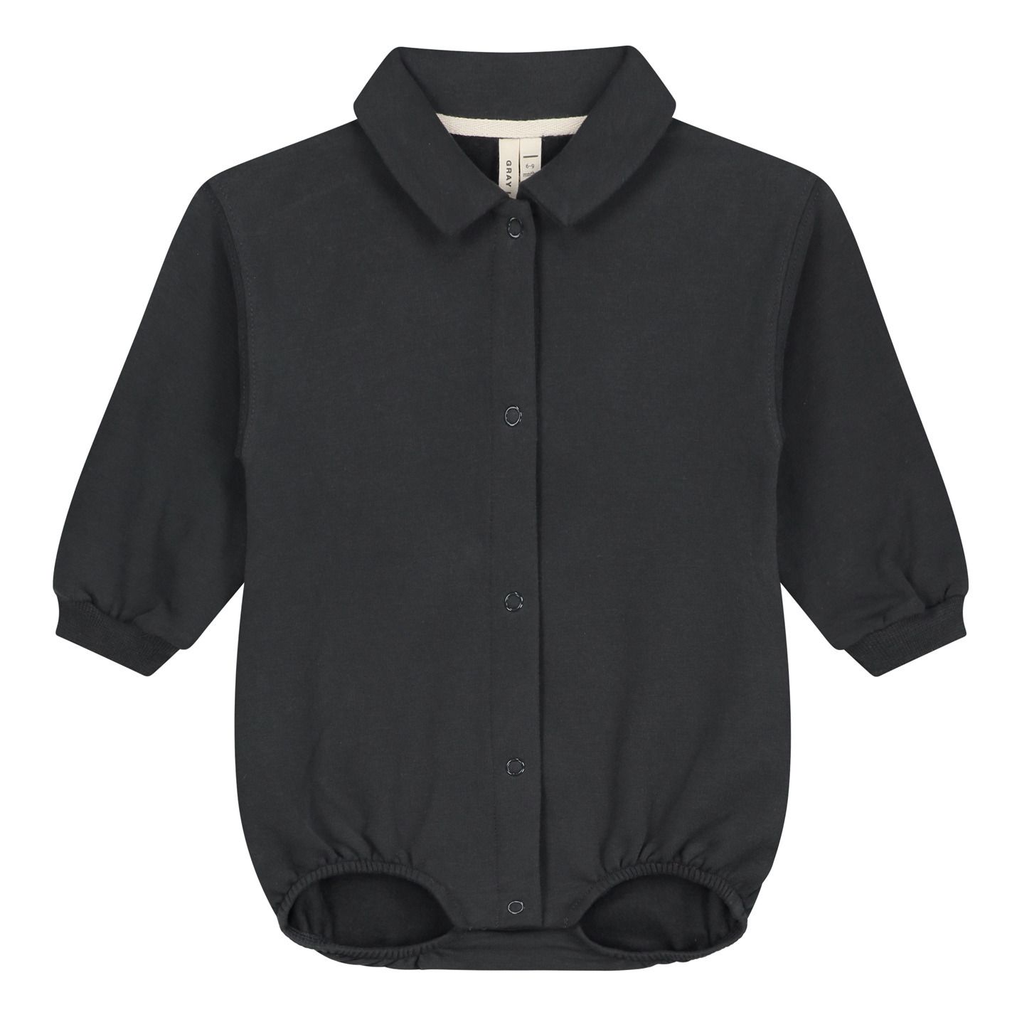 Gray Label - Body Polo Coton Bio - Fille - Noir