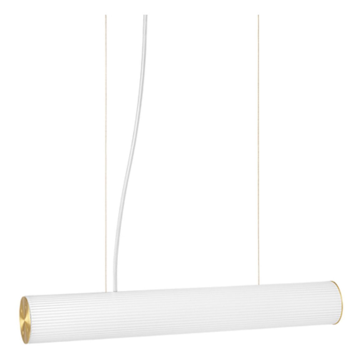 Ferm Living - Suspension Vuelta en verre opalin - Doré