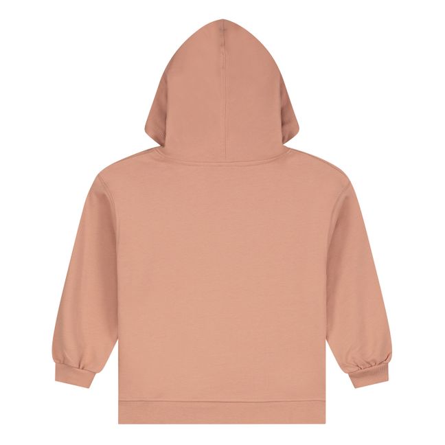 Hoodie Coton Bio | Rose