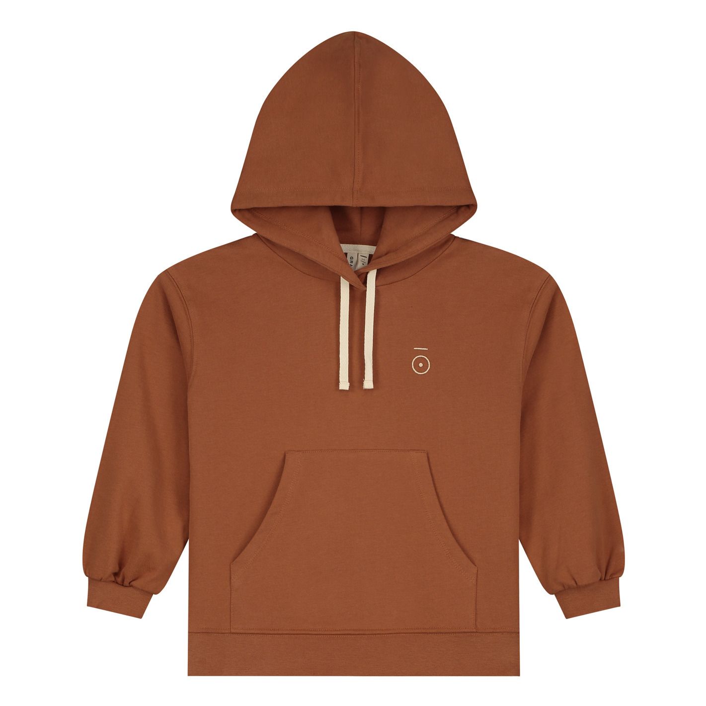 Gray Label - Hoodie Coton Bio - Fille - Ocre