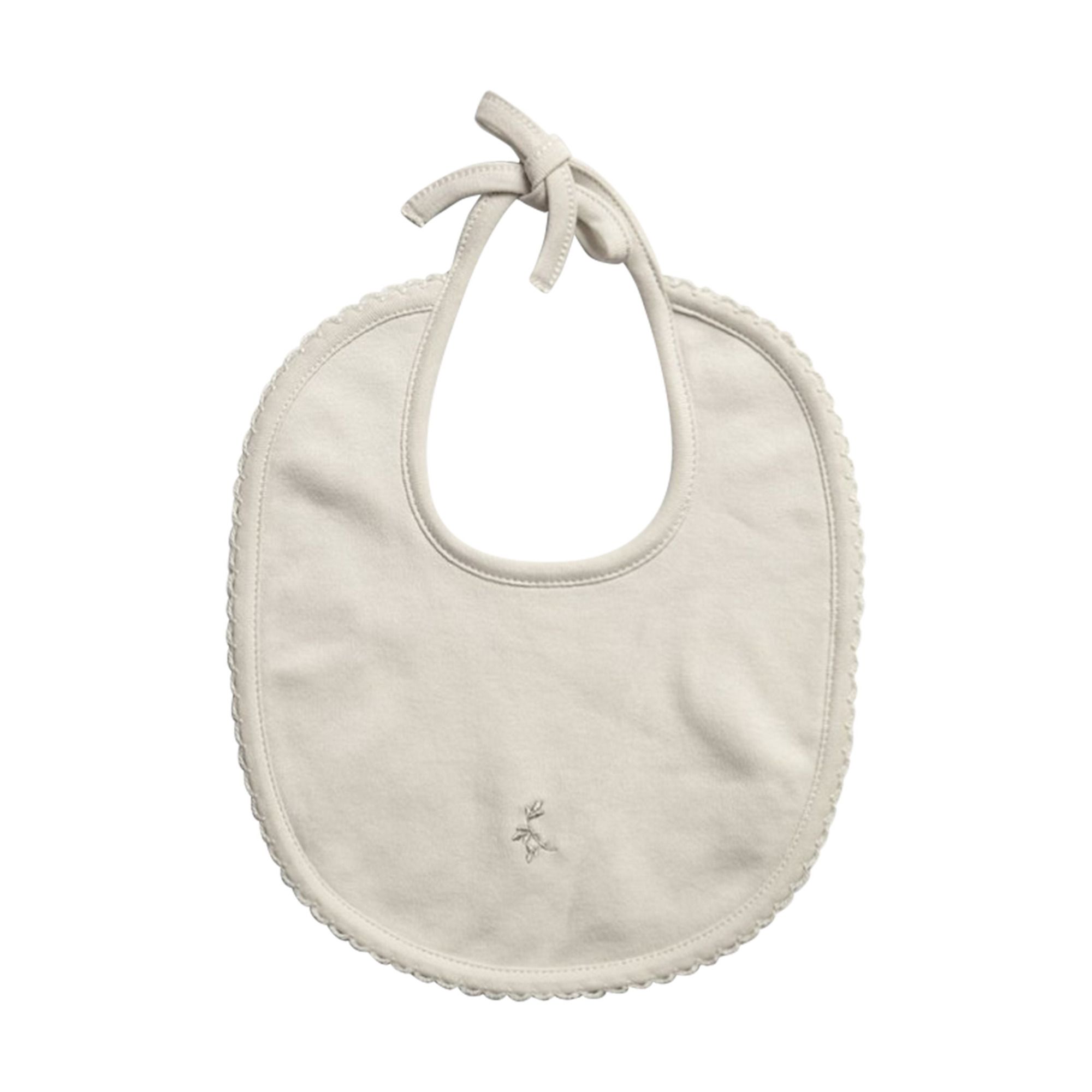 garbo&friends - Bavoir en jersey de coton - Ecru