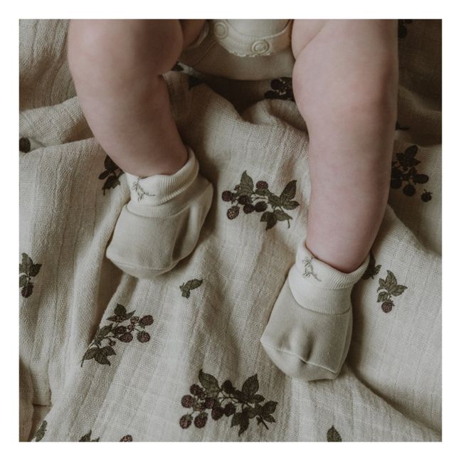 Cotton Jersey Slippers | Ecru