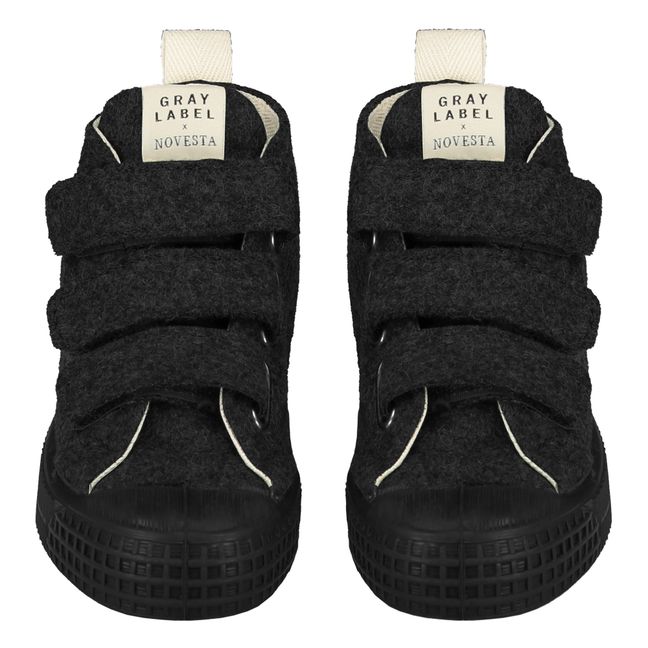 Novesta x GL Velcro High-Top Sneakers Black