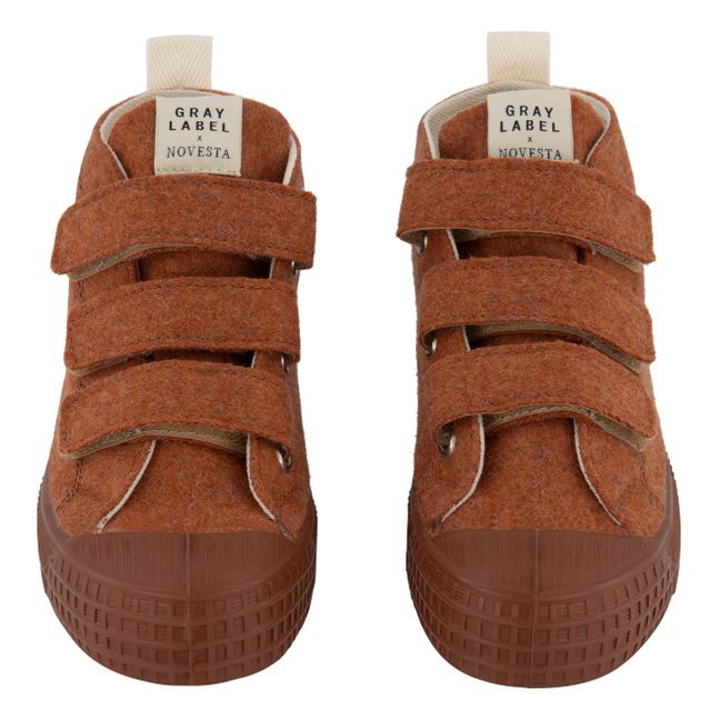 Novesta x GL Velcro High-Top Sneakers - Adult Collection Ochre