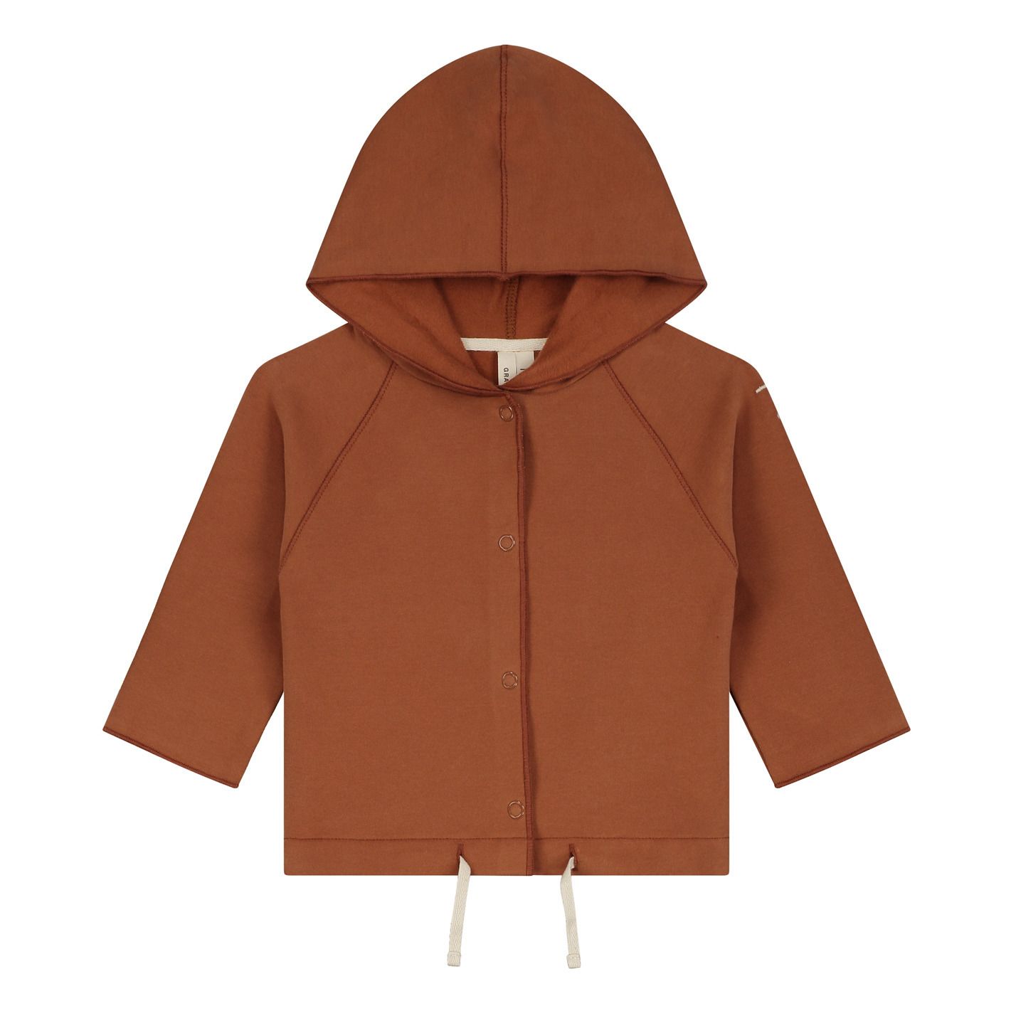 Gray Label - Cardigan Capuche Coton Bio - Fille - Ocre