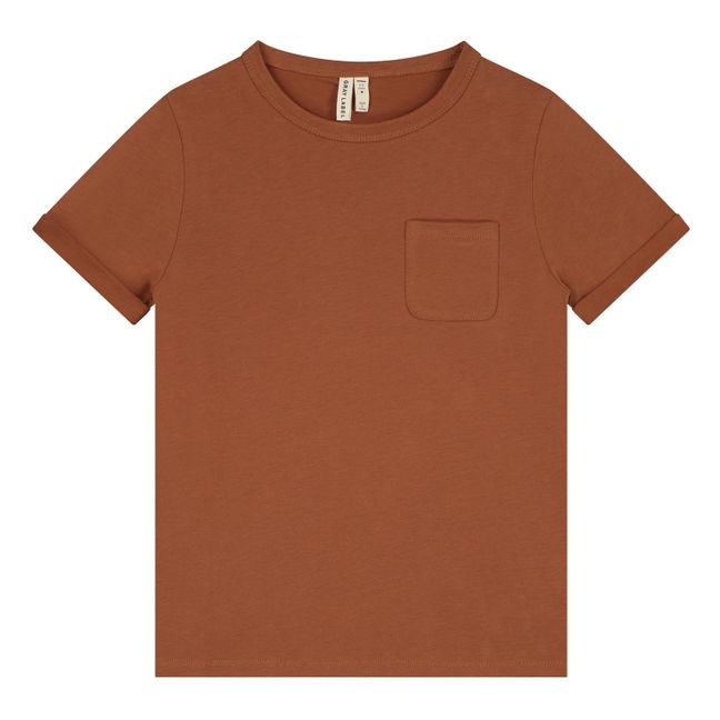 T-Shirt con tasca, in cotone bio