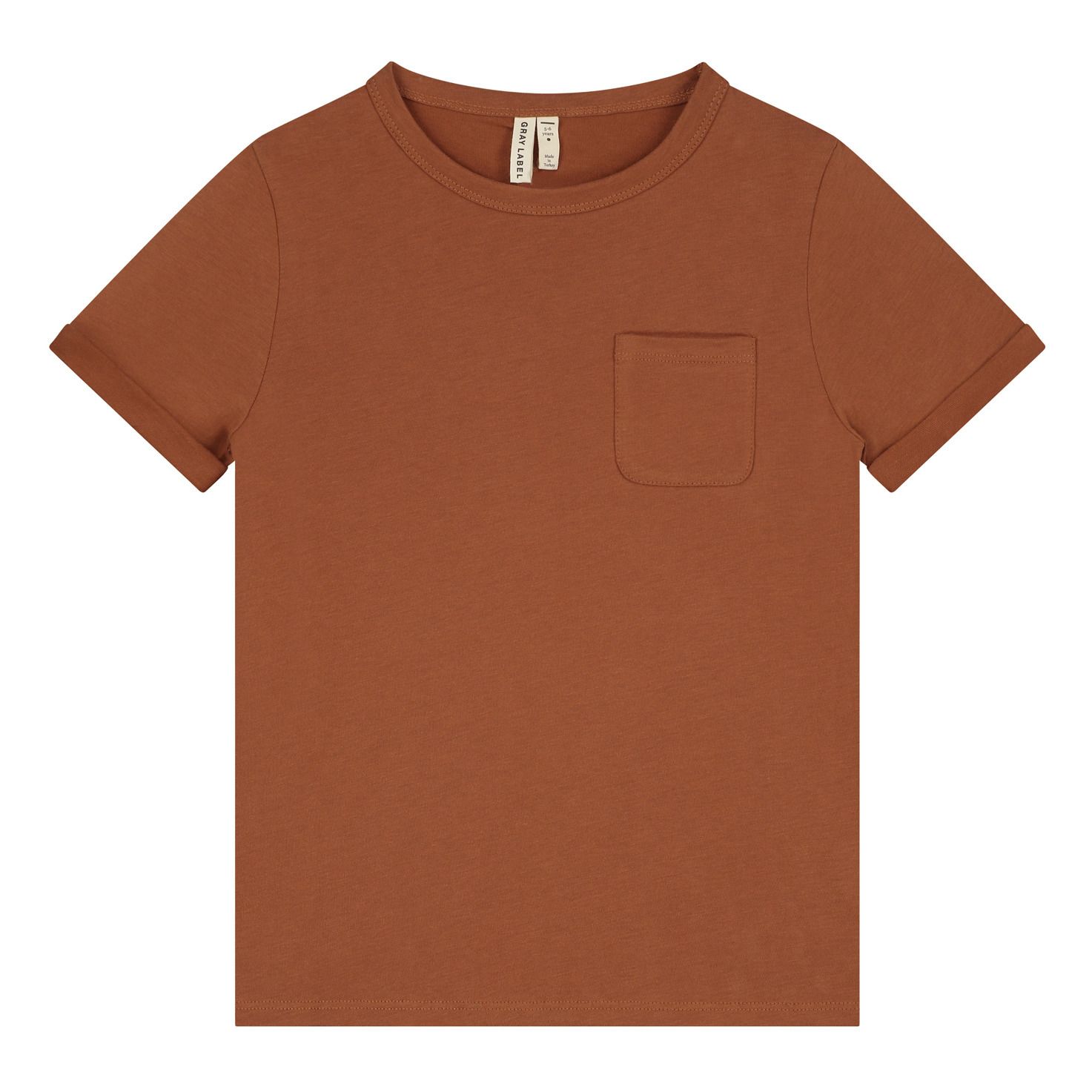 Gray Label - T-Shirt Coton Bio - Collection Adulte - - Femme - Ocre
