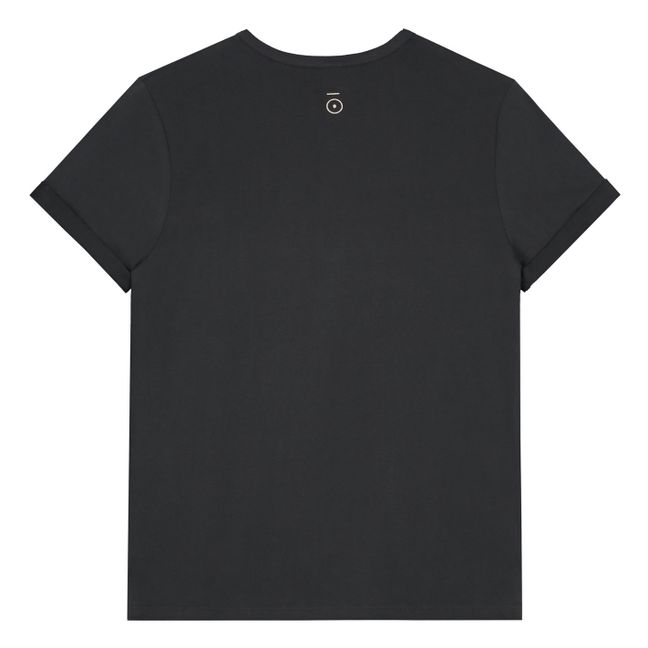 Camiseta de algodón orgánico - Colección Adulto - Negro