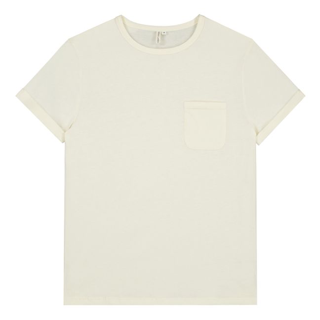 Camiseta de algodón orgánico - Colección Adulto - Crema