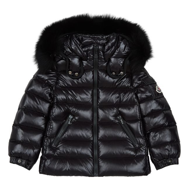 Baby Fur Down Jacket  Black