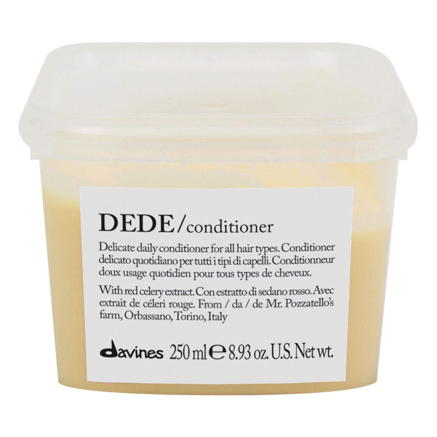 Davines - Après-shampoing doux quotidien Dede -250ml - Blanc