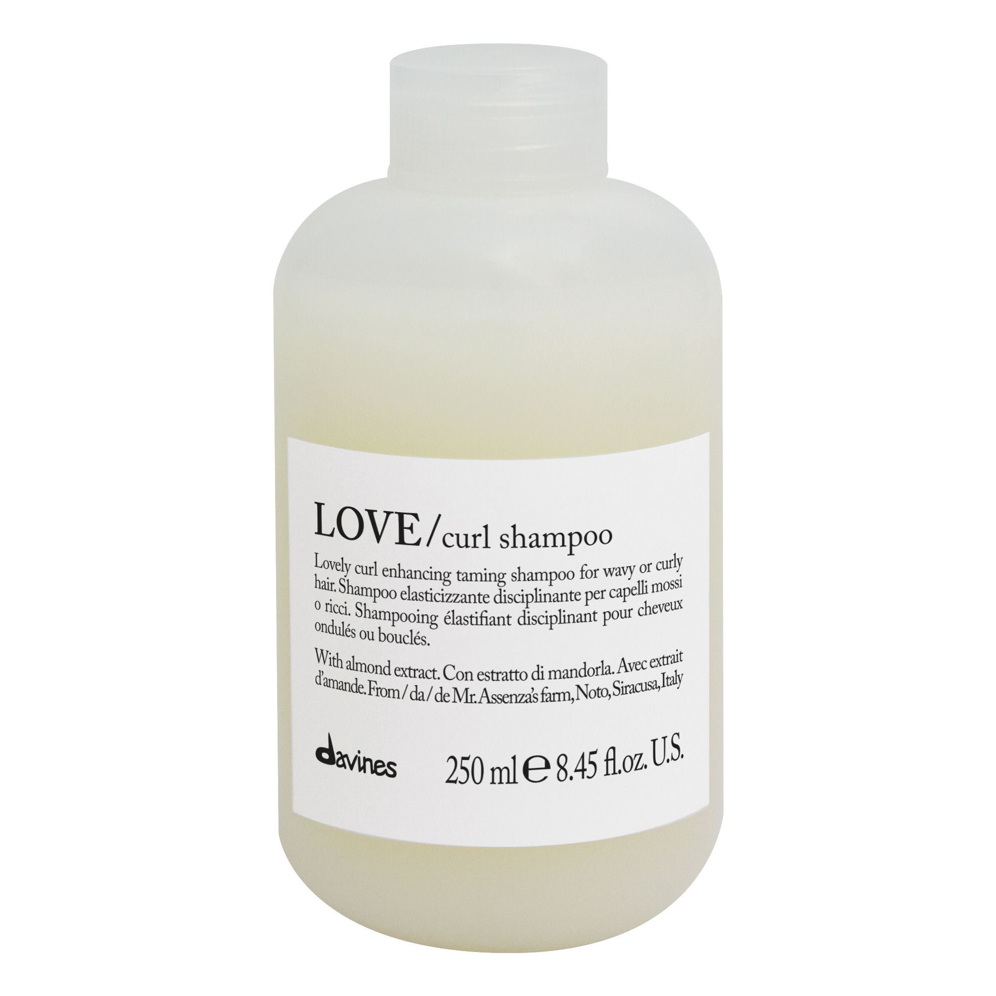 "Davines - Shampoing pour cheveux ondulÃ©s ou bouclÃ©s Love -250ml Blanc" Blanc unisex
