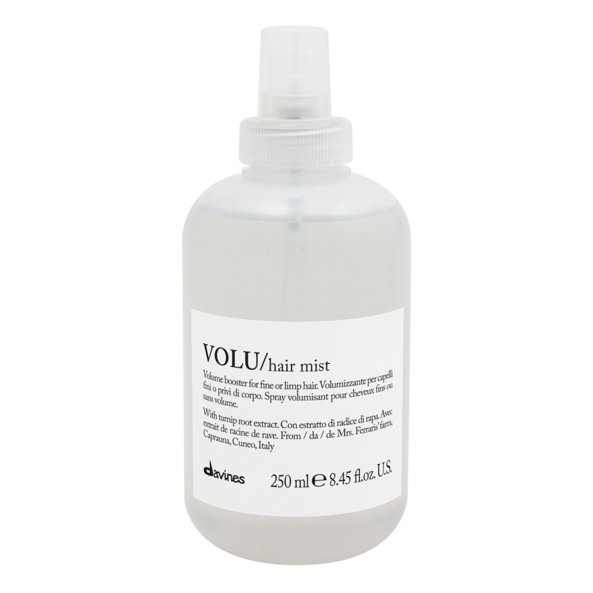Davines - Spray volumateur pour cheveux fins Volu -250ml - Blanc