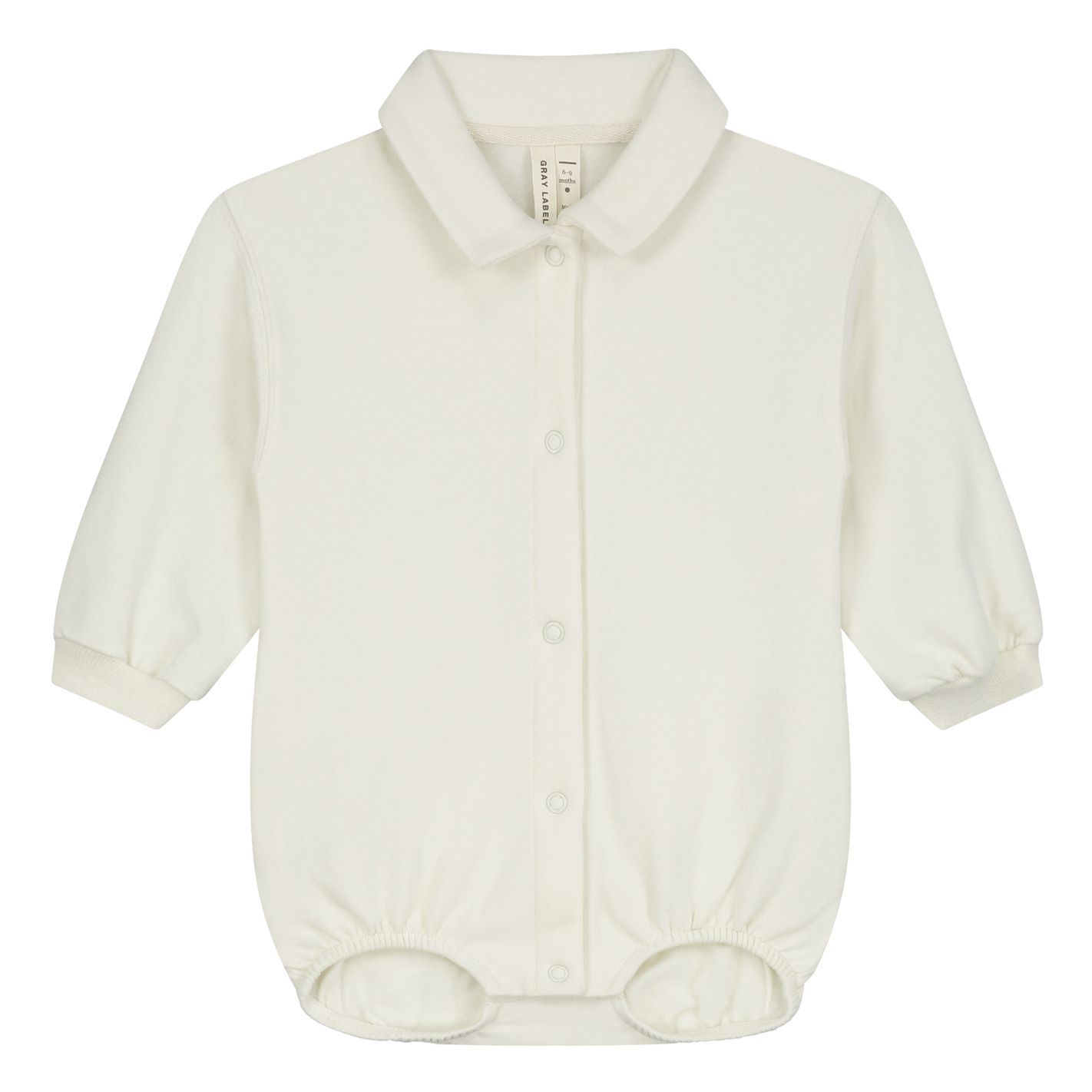 Gray Label - Body Polo Coton Bio - Fille - Crème