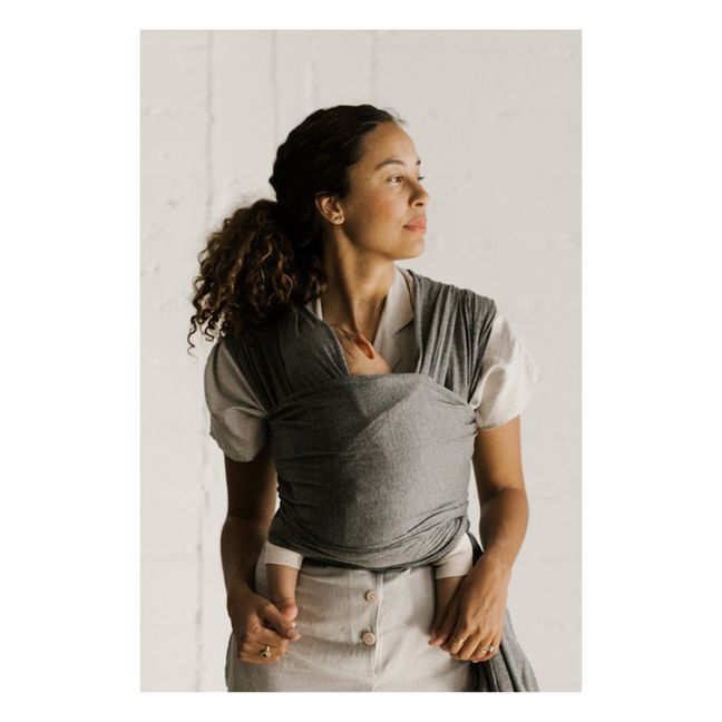 Fascia porta bebè in modale | Grigio scuro